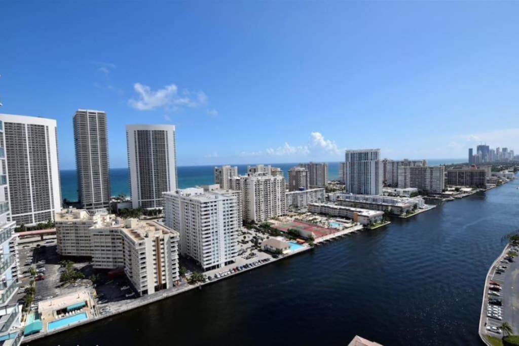 Miami Beach 1B/1B Incredible View Apartment With Kitchen Hallandale Beach Exterior foto